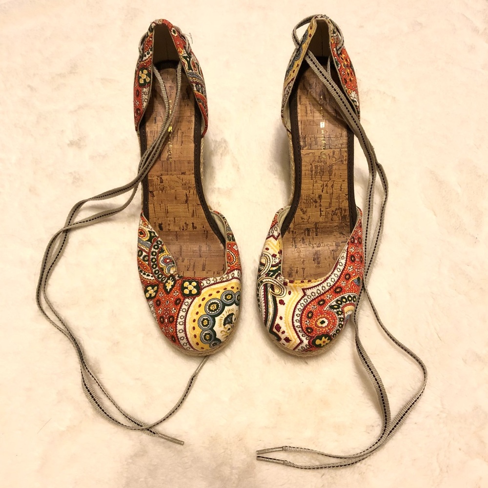 Tommy Hilfiger espadrille lace-up wedge
